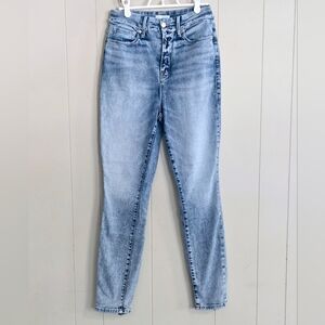 Good American Distressed Ladies Frayed Jeans Pre-owned Size 6/28 Skinny